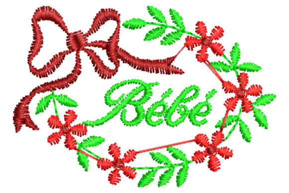 Bébé Floral Wreath Embroidery Design Review