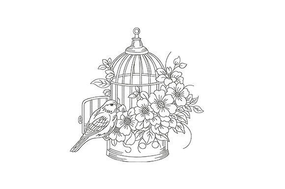 Bird and Floral Embroidery Design Review