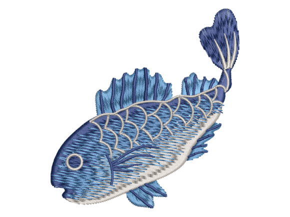 Blue Tropical Fish Embroidery: A Designer’s Review