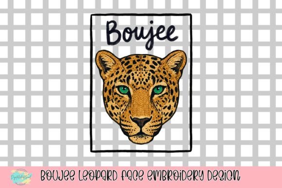 Boujee Leopard Face Embroidery Design Review