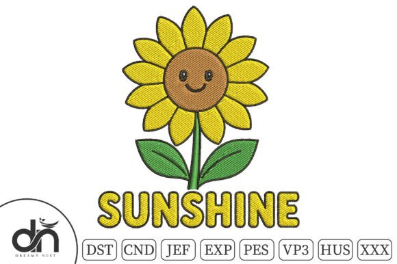 Cute Sunflower Sunshine Embroidery Review