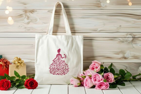 Elegant Lady with Flowers Embroidery Pat Review