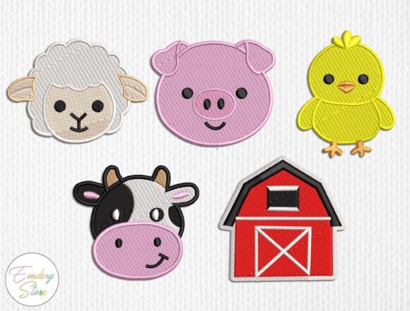 Farm Animal Embroidery Patch Set Review