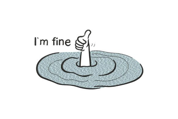 I’m Fine Thumbs Up Embroidery Design Review