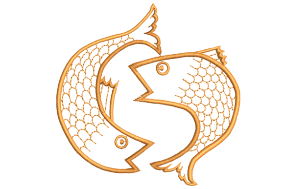 Intertwined Fish Embroidery Design Review