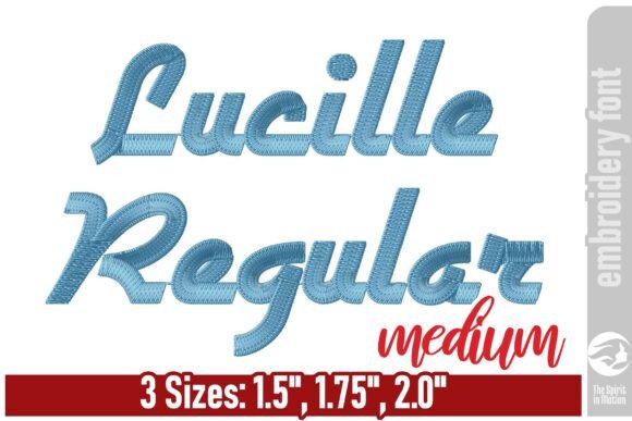 Lucille Regular Embroidery Font Review