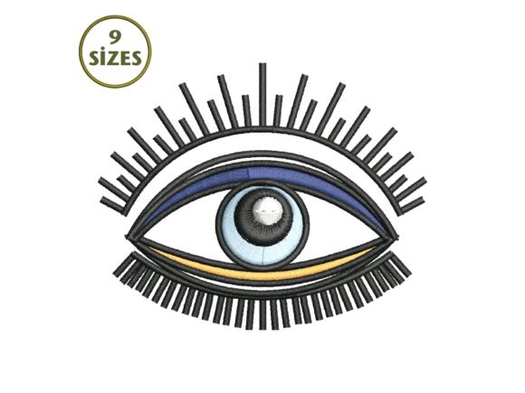 Modern Evil Eye Embroidery Design Review