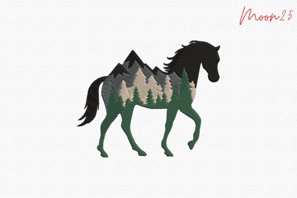 Mountain Forest Horse Embroidery Review