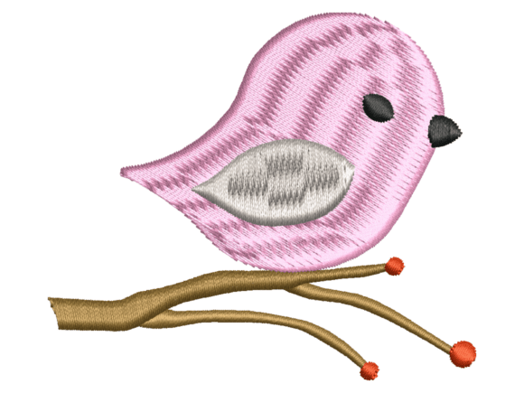 Pink Baby Bird Embroidery Design Review