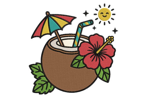 Summer Coconut Embroidery Design Review