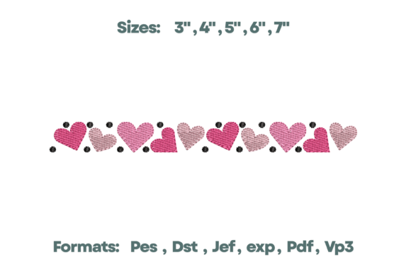 Valentine Pink Hearts Border: A Designer's Review