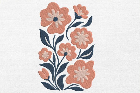 Vintage Flower Embroidery Pattern Review